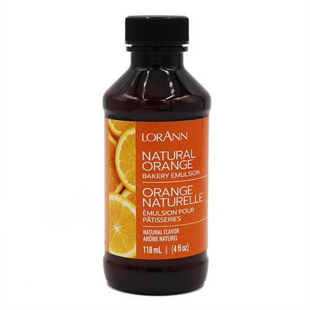 Orange (Natural) Bakery Emulsion - 4 oz. - 16 oz. - 1 Gallon - 5 Gallons - Bakery Emulsions Canada-0