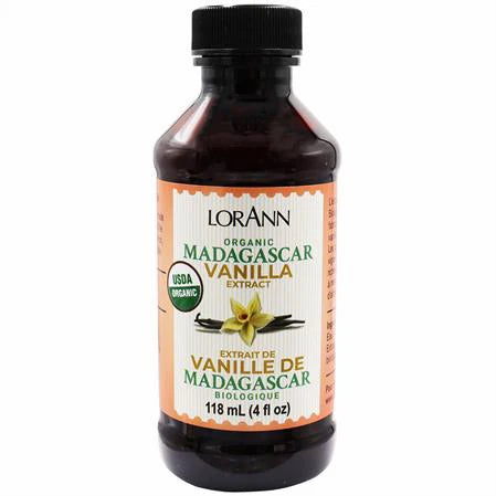 Organic Madagascar Vanilla Extract - 4 oz. - 16 oz. - 1 Gallon - 5 Gallons-1