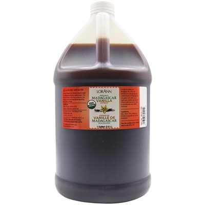 Organic Madagascar Vanilla Extract - 4 oz. - 16 oz. - 1 Gallon - 5 Gallons-4