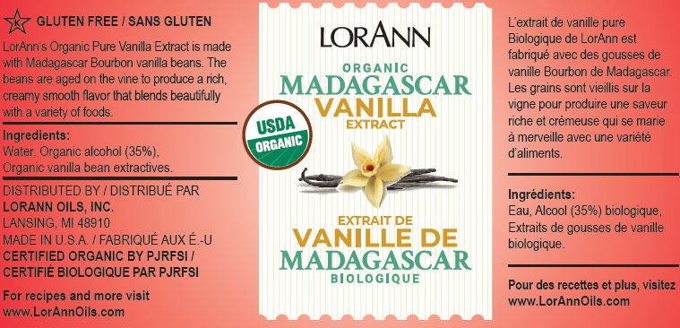 Organic Madagascar Vanilla Extract - 4 oz. - 16 oz. - 1 Gallon - 5 Gallons-2