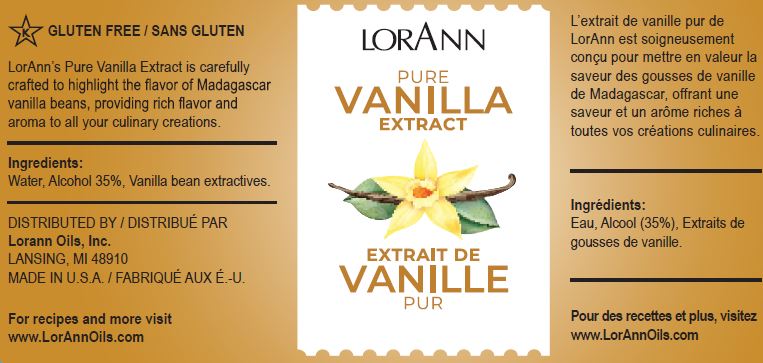 Pure Vanilla Extract - 4 oz. - 16 oz. - 1 Gallon - 5 Gallons-2