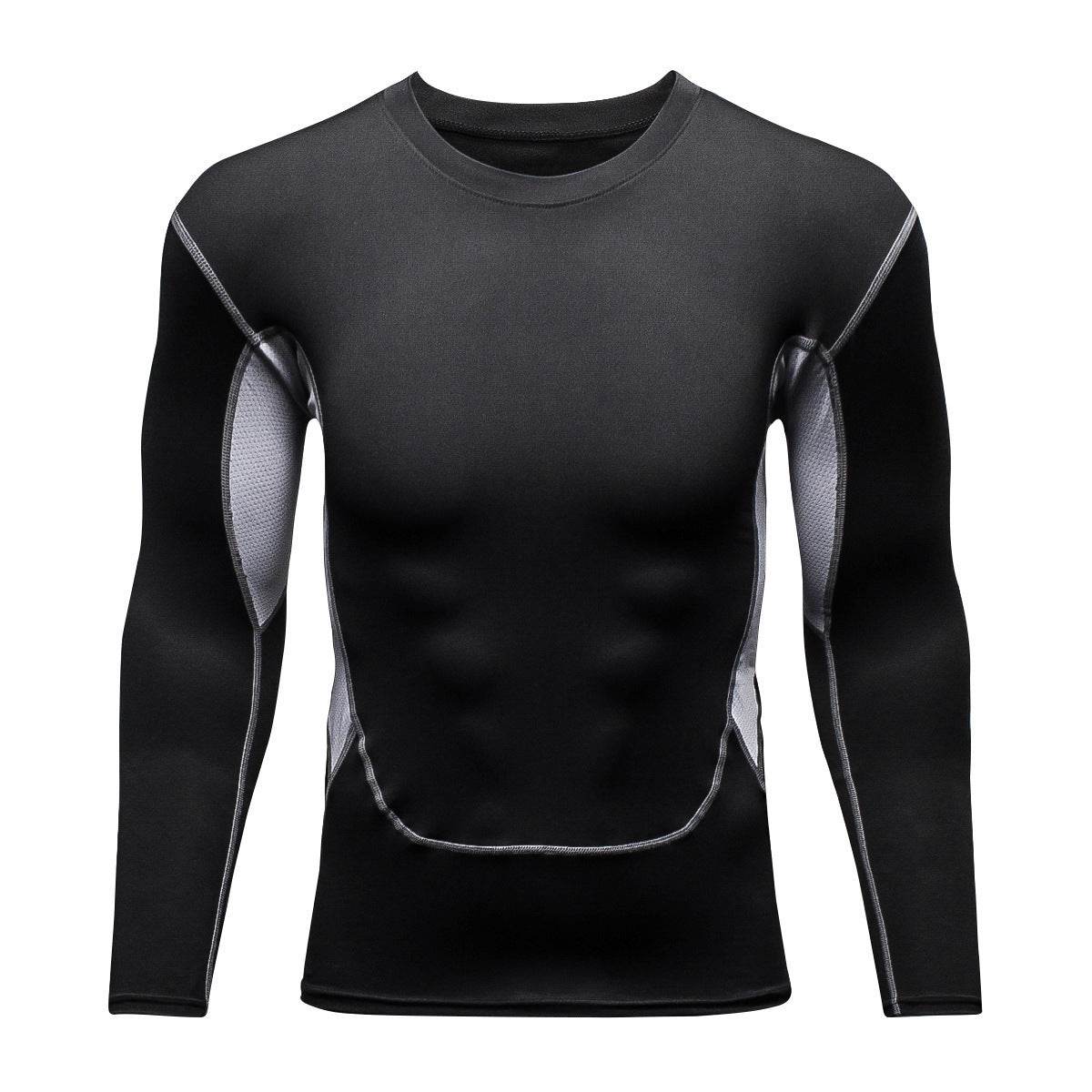 Men's Sports Quick-drying Long sleeve Workout Fitness T-shirt top