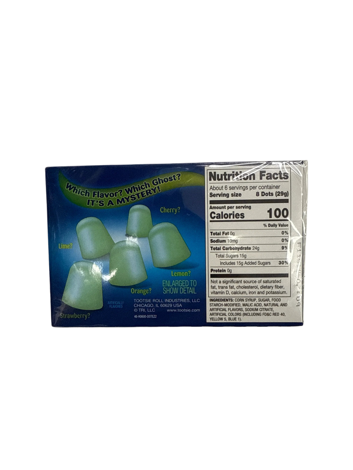 Tootsies Halloween Dots Ghost Mystery Flavours 170G -U.S Edition