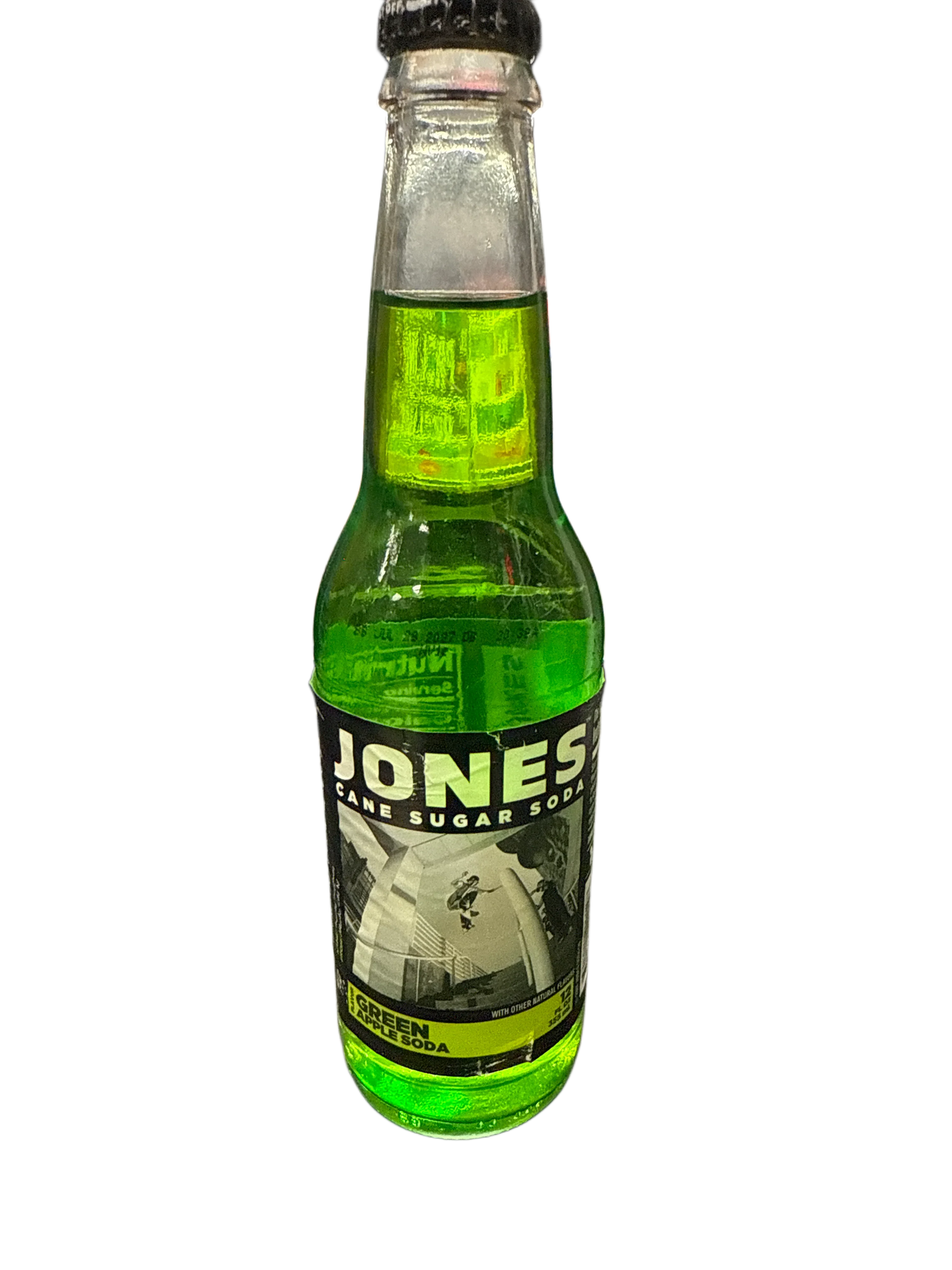Jones Green Apple Soda Flavoured Glass Bottle 355ML - Canadian Edition