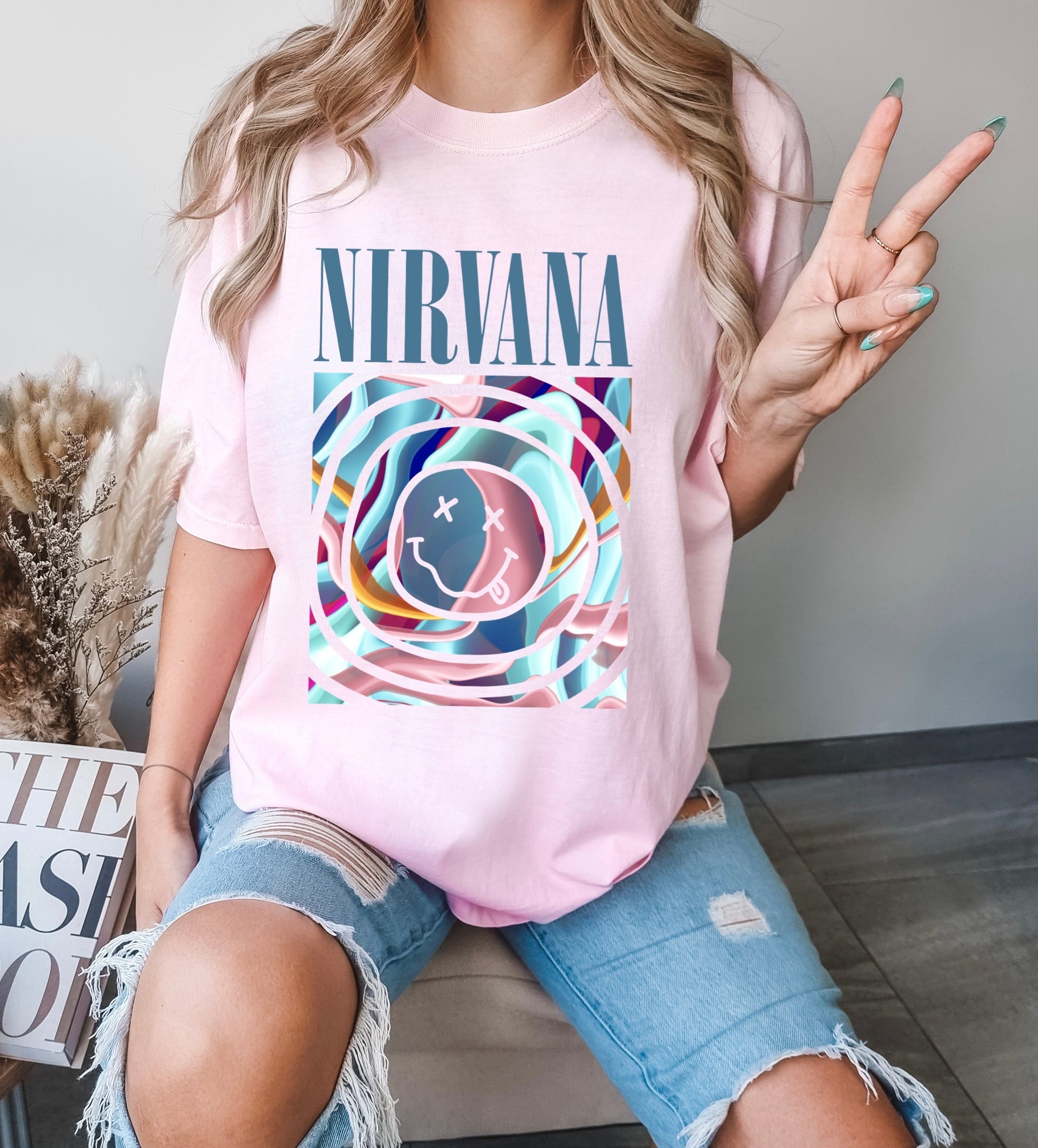 Nirvana (Blue) - Comfort Tee-3