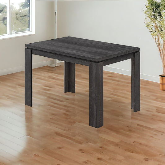 47" Black Dining Table-0