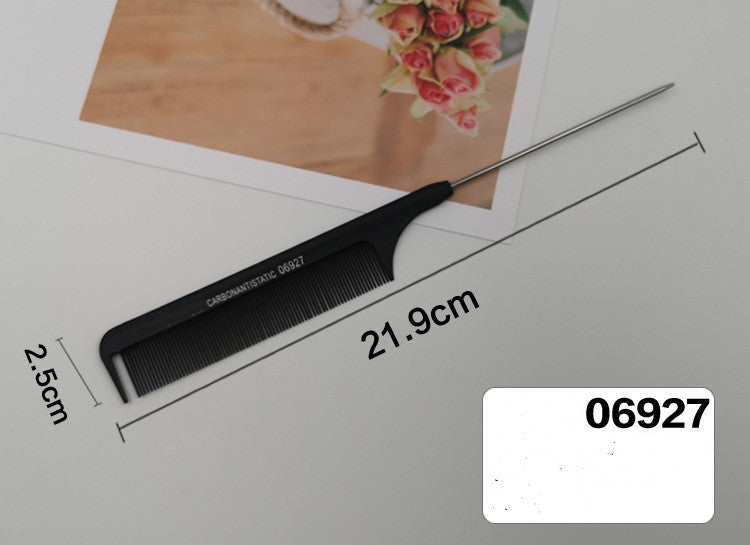 Steel needle iron tip tail comb
