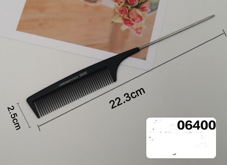 Steel needle iron tip tail comb