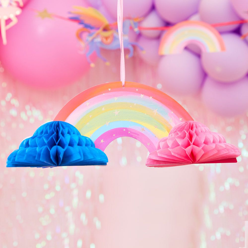 Party Pieces - Unicorn 5li Parti Asma Süsleri-2