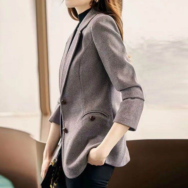 Fashion Personality Woolen Business Formal Blazer jacket Women