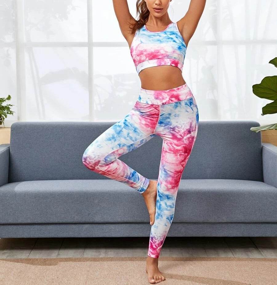Women Workout Yoga Exercise Fitness Yoga 2 piece set