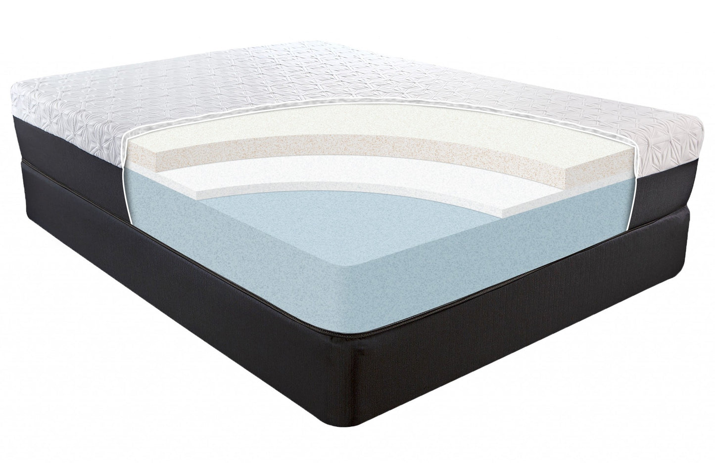 12" Foam Copper Infused Gel Memory Foam Mattress-4