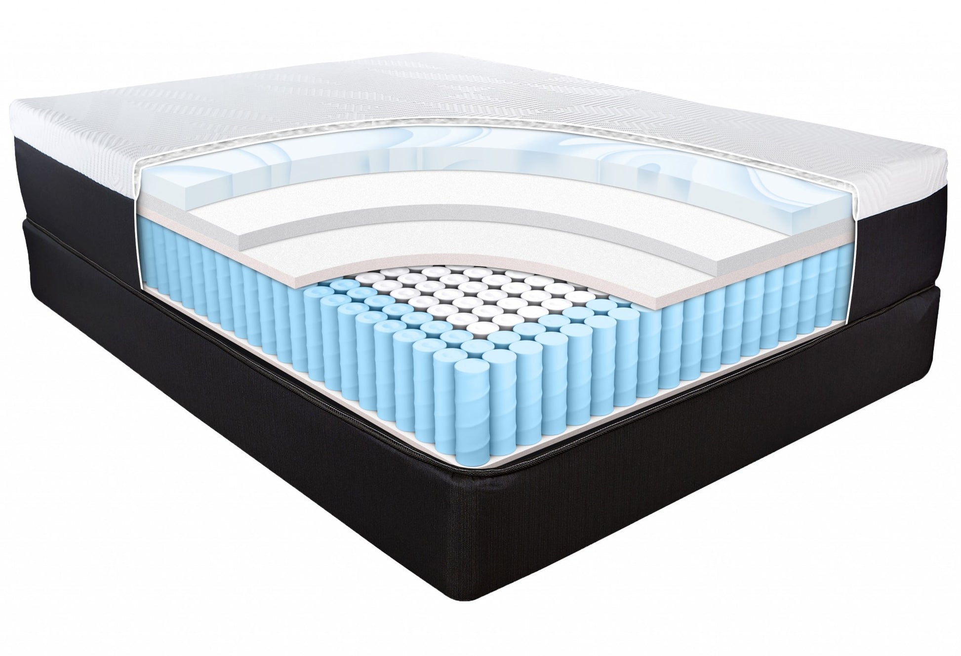 13" Hybrid Pocket Coil Gel Memory Foam Mattress-4