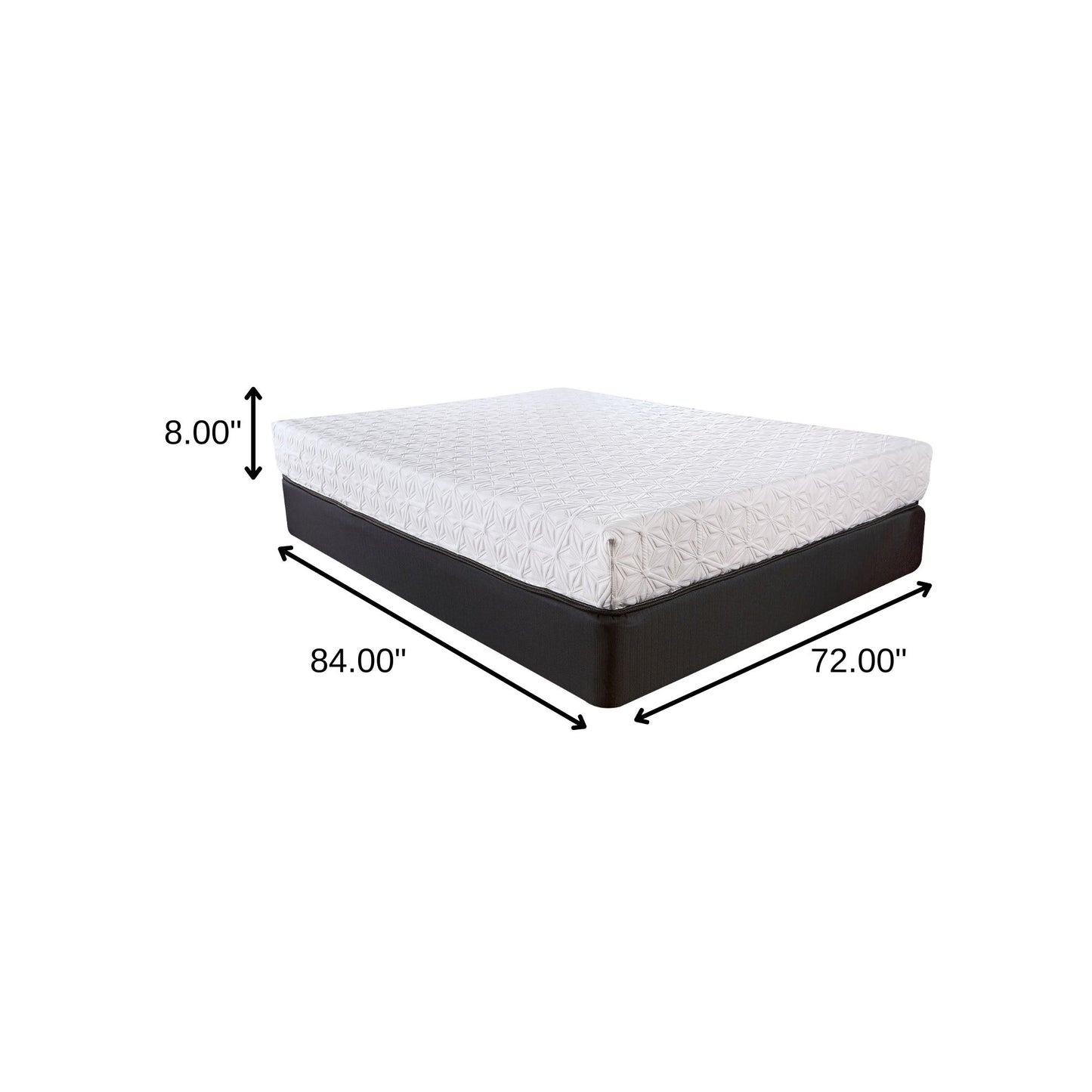 8" Foam Gel Memory Foam Mattress-8