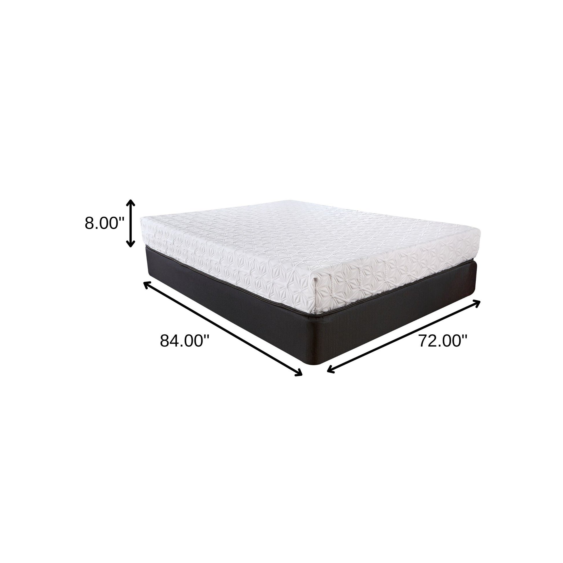 8" Foam Gel Memory Foam Mattress-8