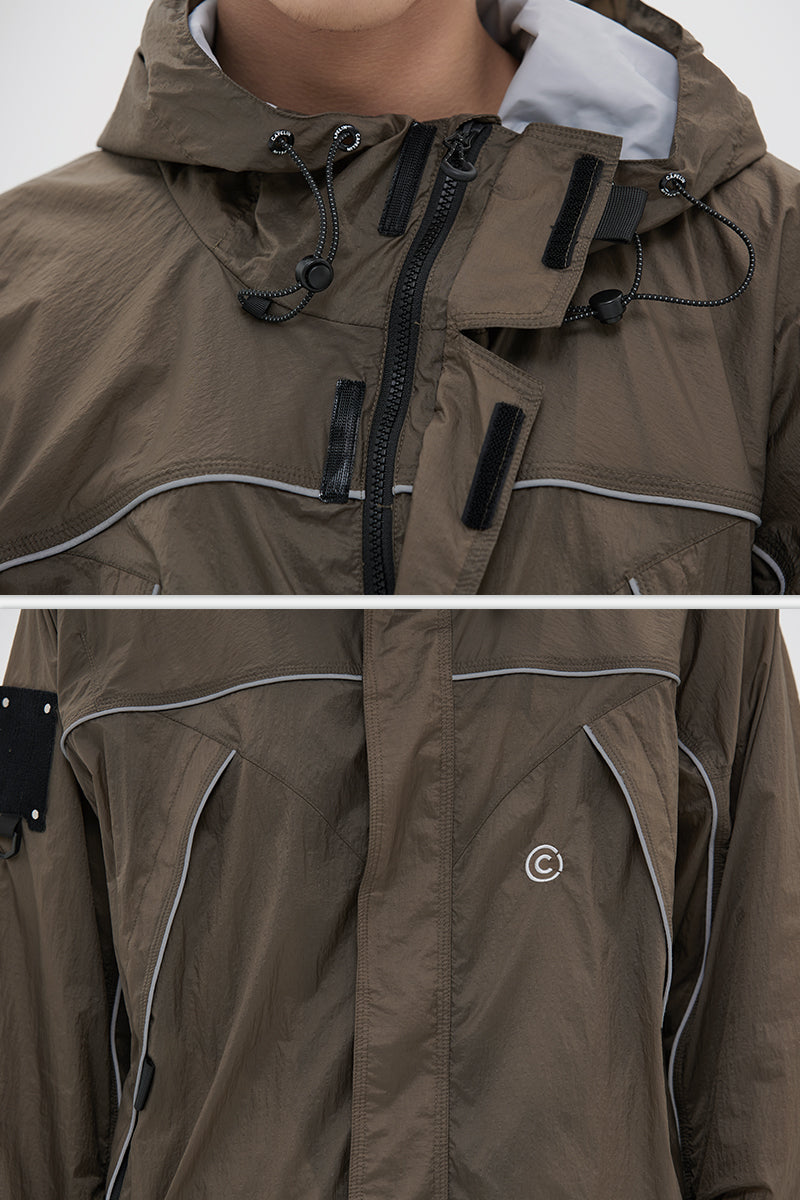 Stone Unisex Water Repellent Outdoor Jacket