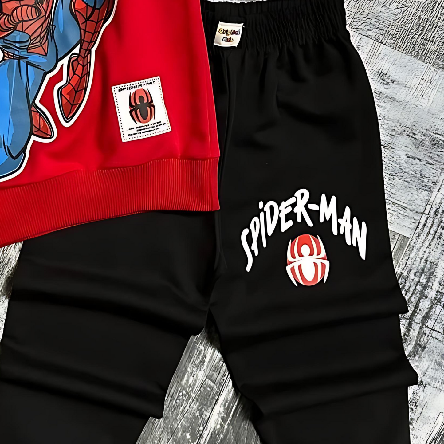 Spidy Ready Cotton Joggers Set-3
