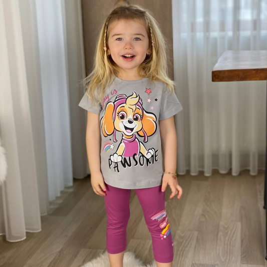 Everyday Fun Girls' Cotton Leggings Set-0