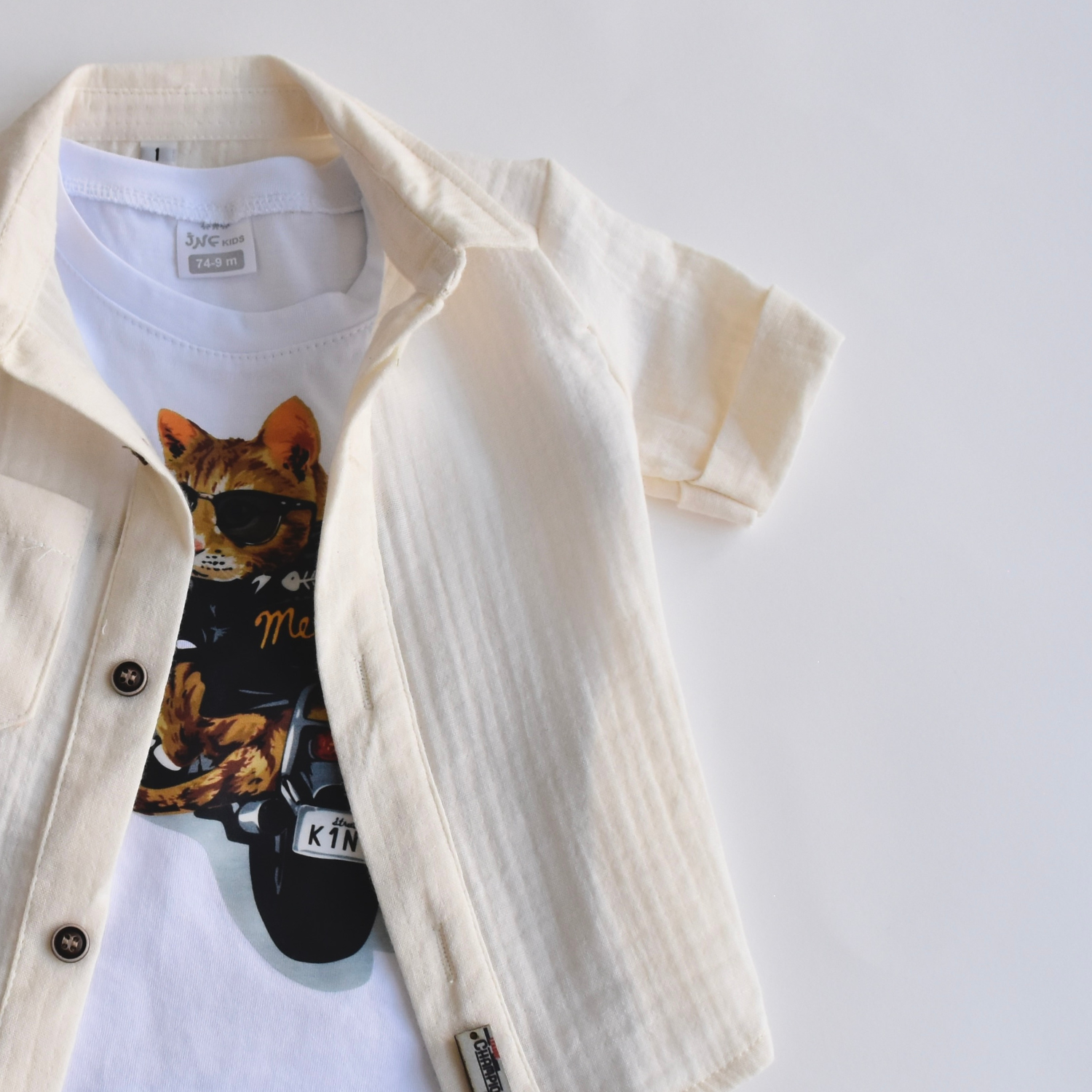 Rebel Cat Boys Casual Set-2
