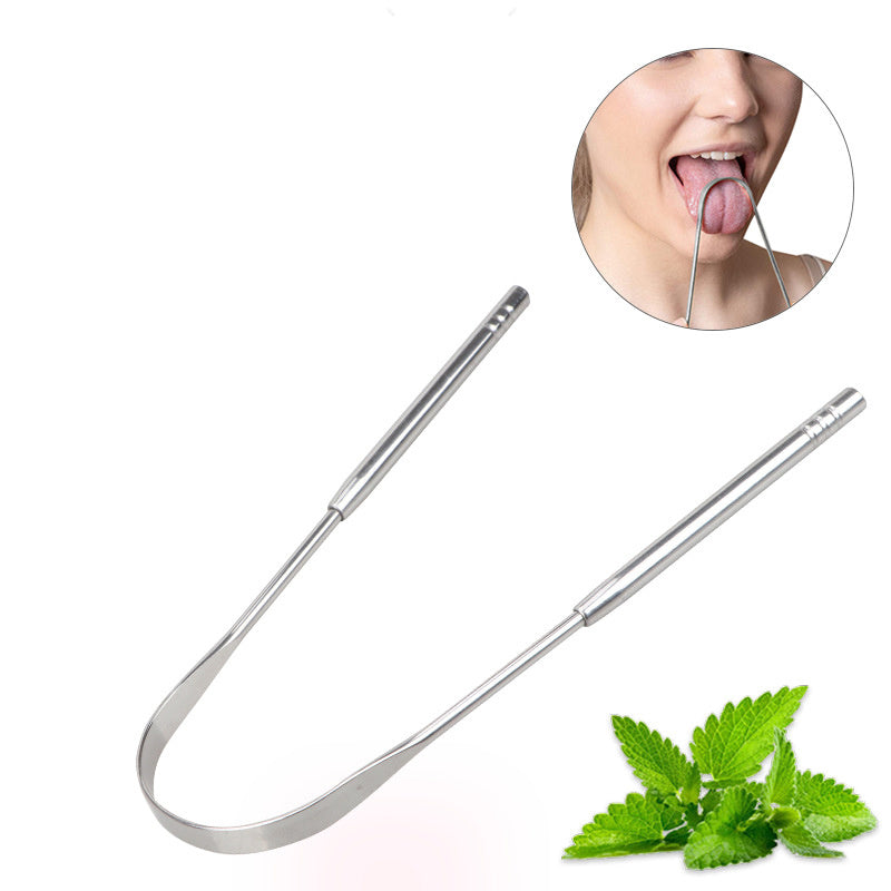 Tongue Scraper, Halitosis Reduction, Stainless Steel Tongue Cleaner, Metal Scraper, Tongue Scraper Cleaner For Fresh Breath