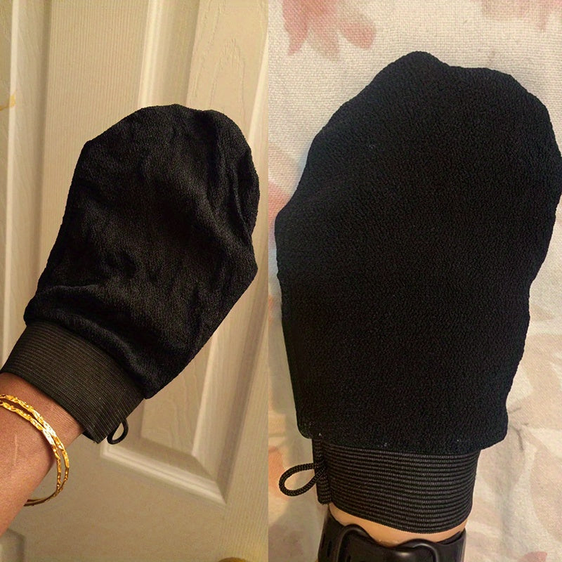 Deep Exfoliating Mitt - 100% Viscose Fiber Body Scrubber for Gentle Skin Exfoliation, Removing Dead Skin Cells and Dirt, Softening Rough Patches, and Revealing Smoother Skin Tone