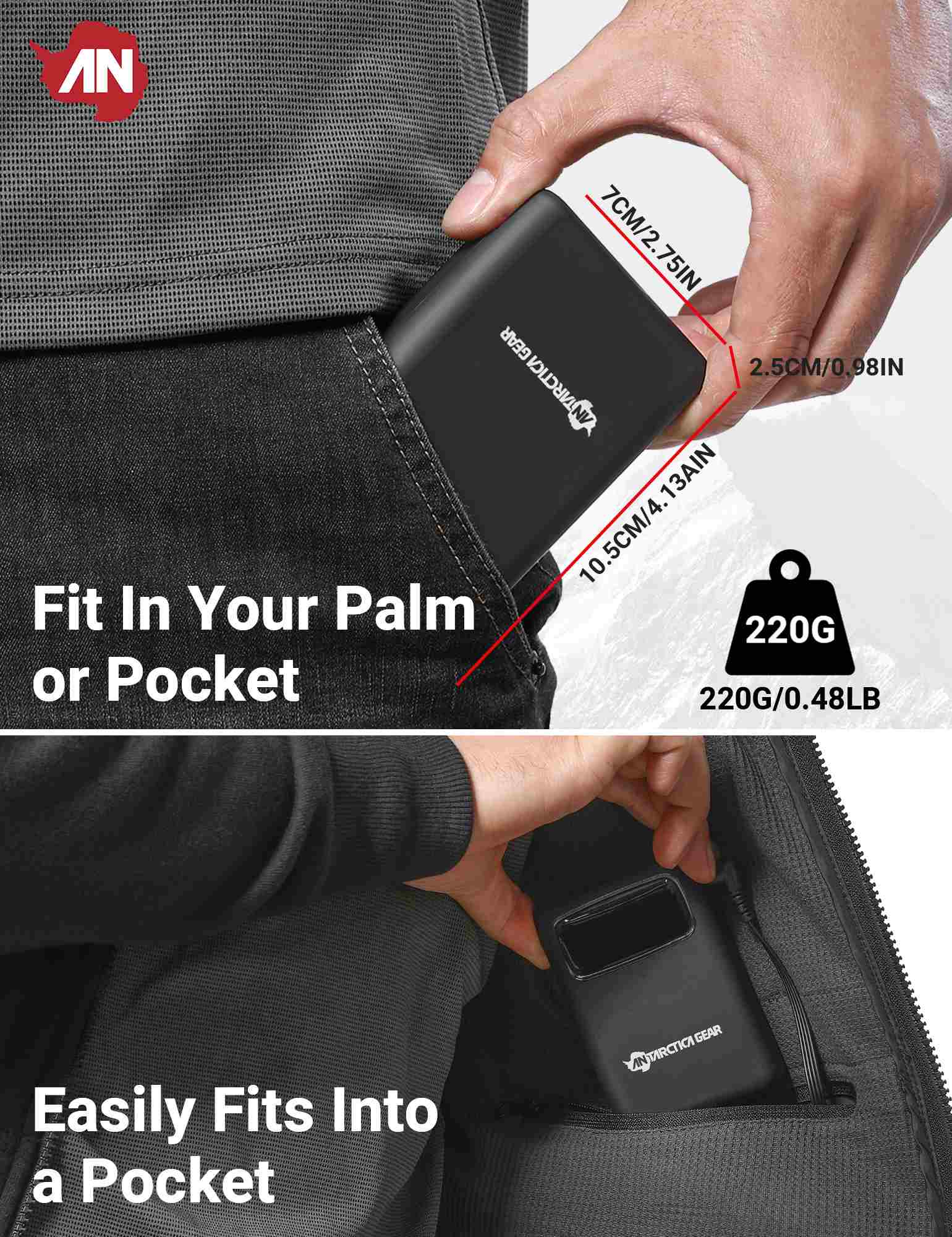 ANTARCTICA GEAR 16000mAh Portable Battery-2