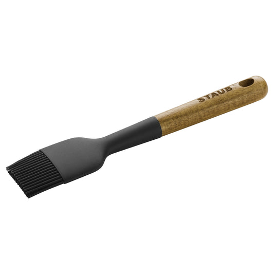 STAUB 22 cm Silicone Pastry Brush, Black-0
