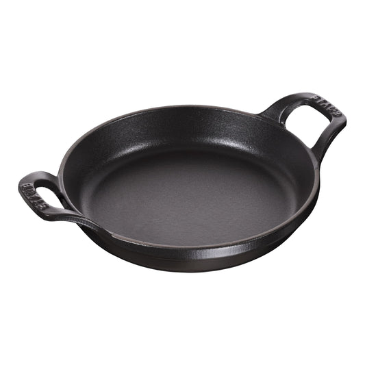 STAUB Specialities 400 mL Cast Iron Round Oven Dish, Black-0