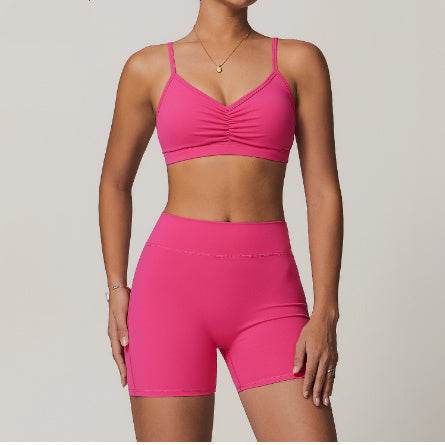 2pcs Yoga Outfit set Sport Fitness Workout Gym wear for women