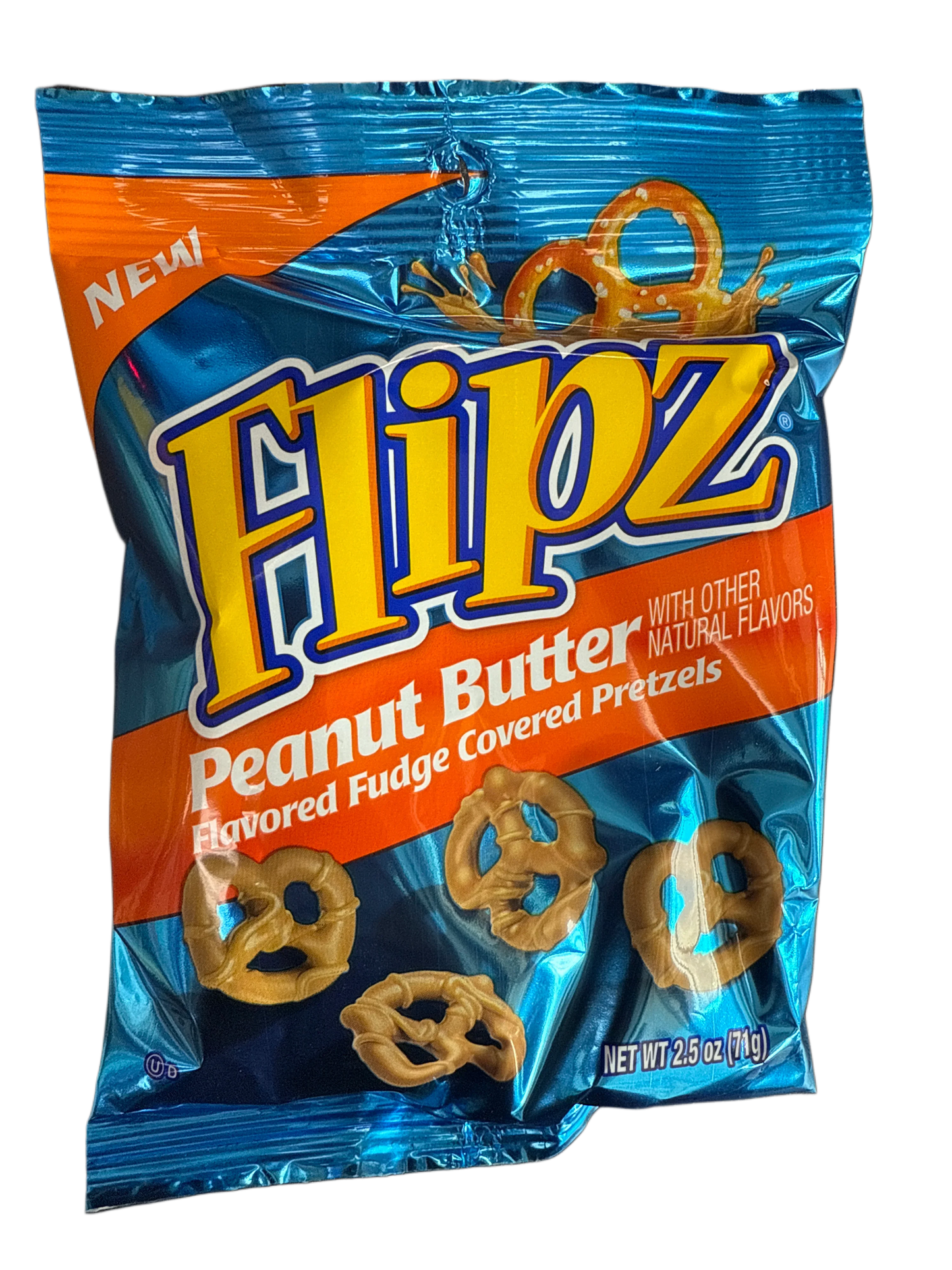 Flipz Peanut Butter Fudge Covered Pretzels 71G - U.S Edition