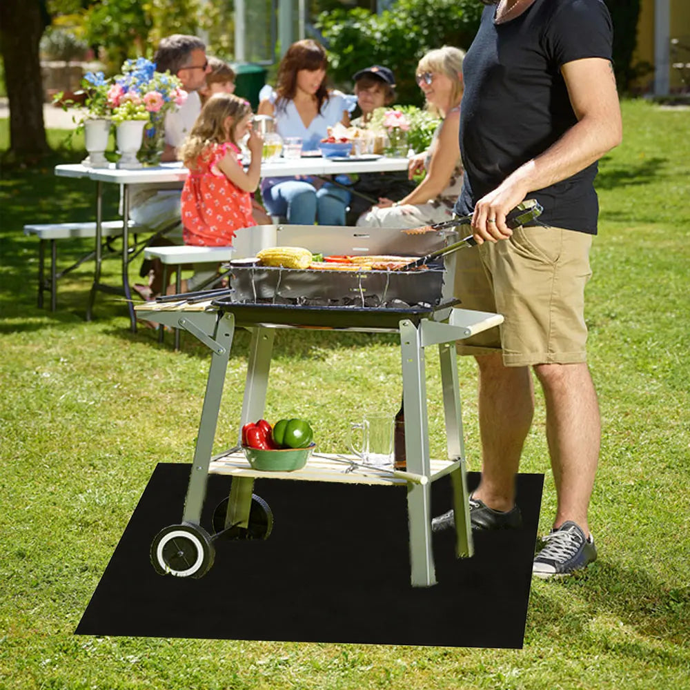 Fireproof BBQ Mat Heat Insulation Outdoor Protection-2