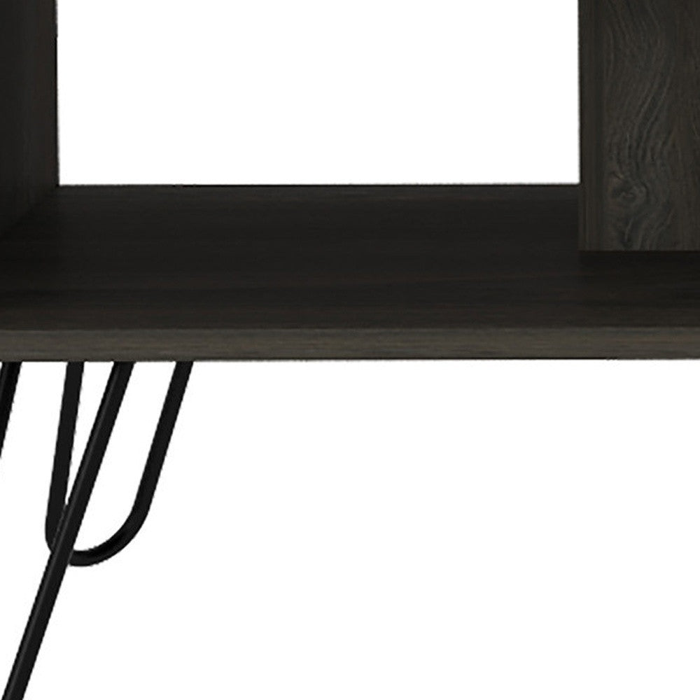 40" Carbon Espresso Manufactured Wood Rectangular Coffee Table-2