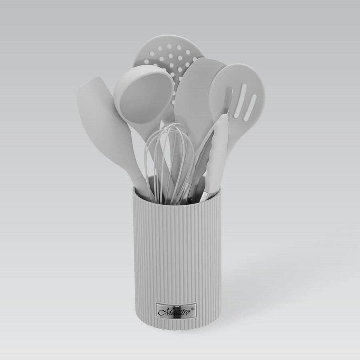 Set of Kitchen Knives and Stand Feel Maestro MR-1542-GREY-5