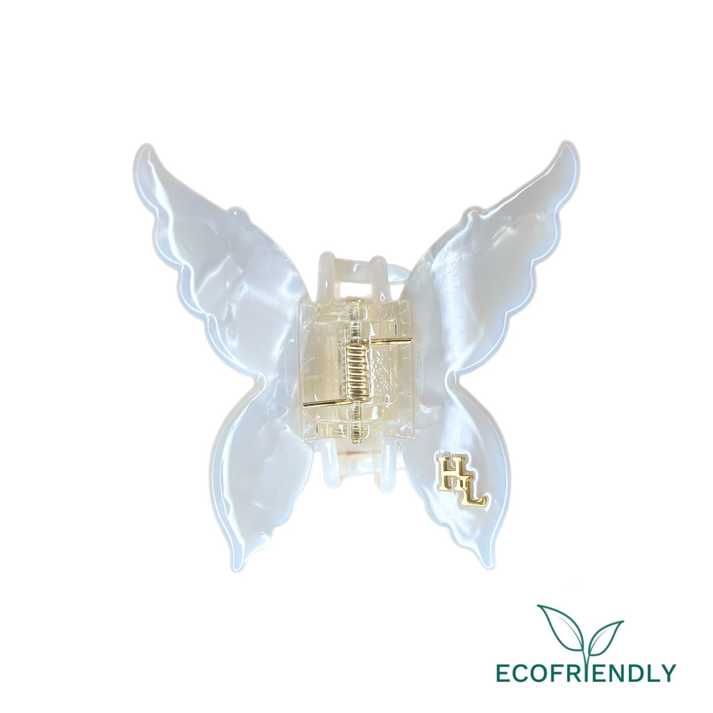 Ecofriendly Acetate Butterfly Claw - Cloud White-0