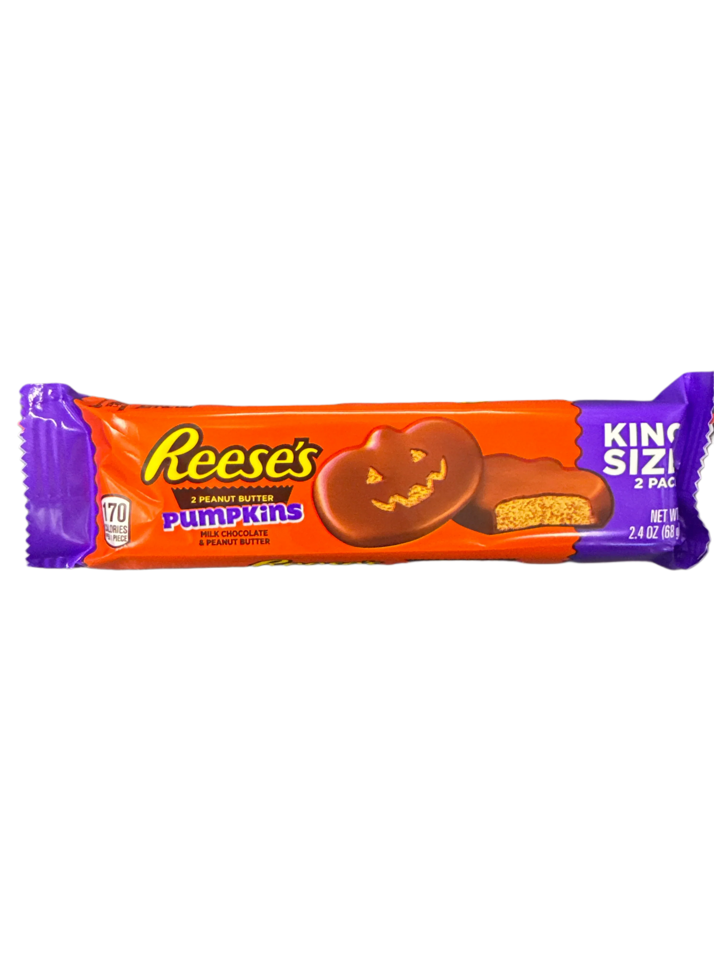 Reeses Halloween Peanut Butter Pumpkin Cups 68G - U.S Edition
