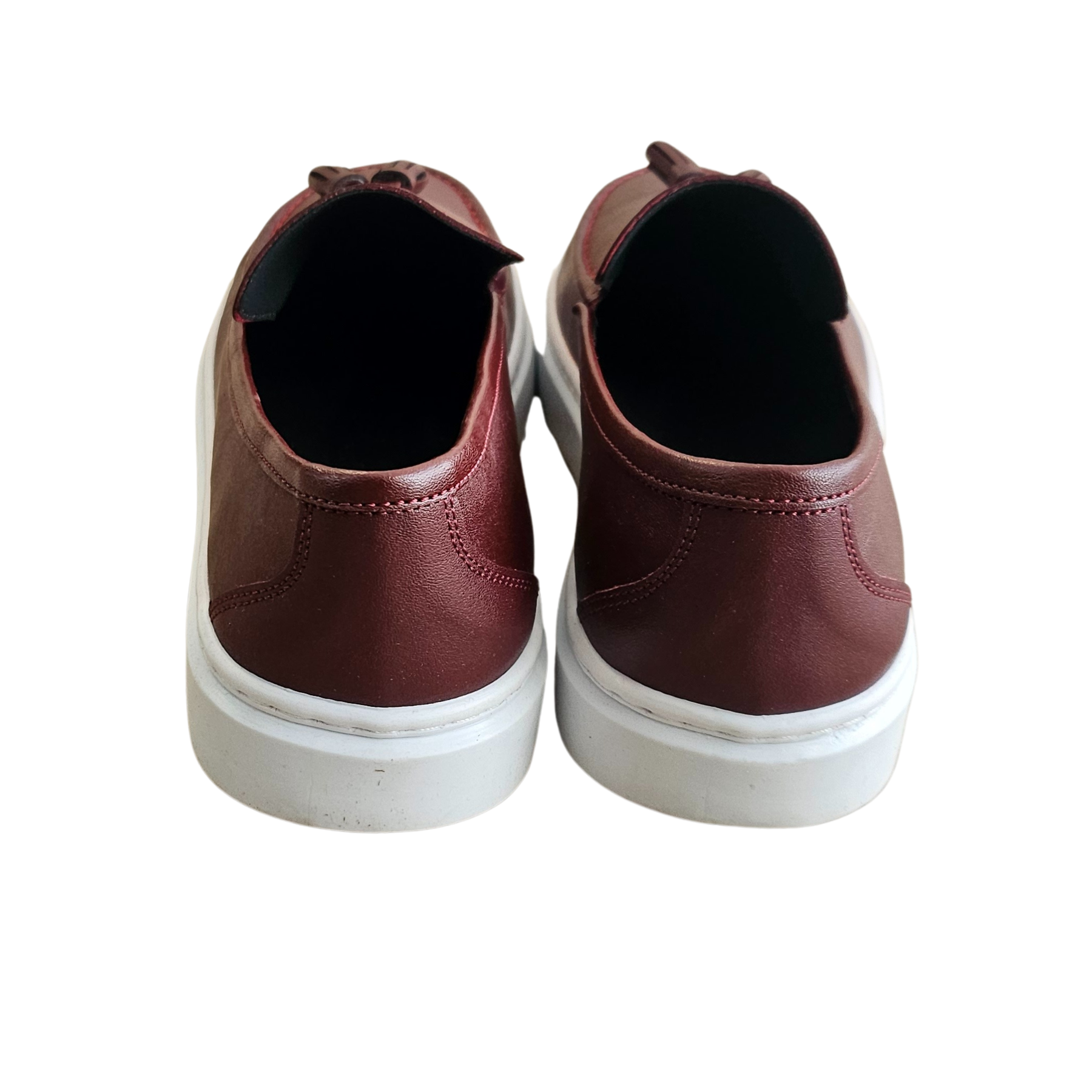 Burgundy Lion's Boys Shoes-3