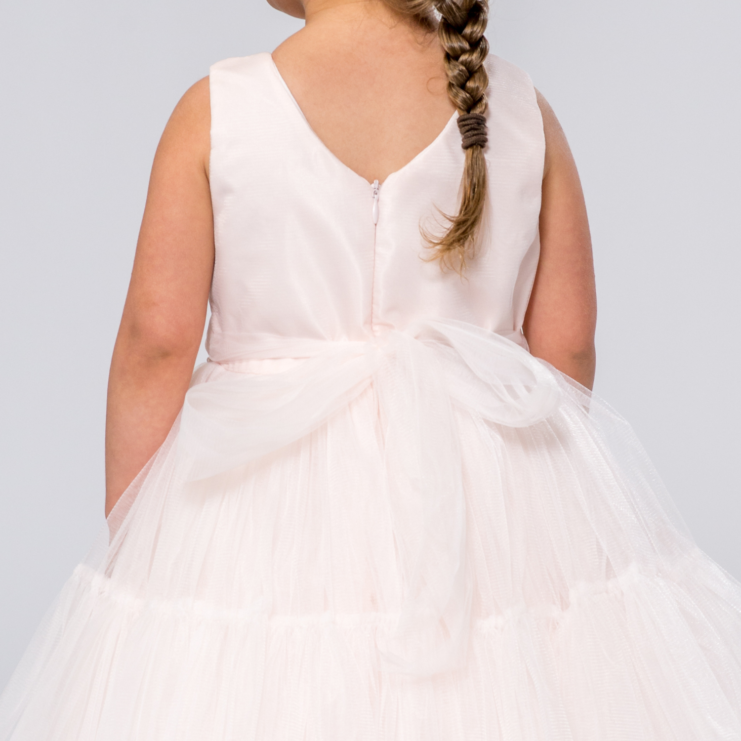 Christine Cross Elegant Girls' Wedding Dress-1