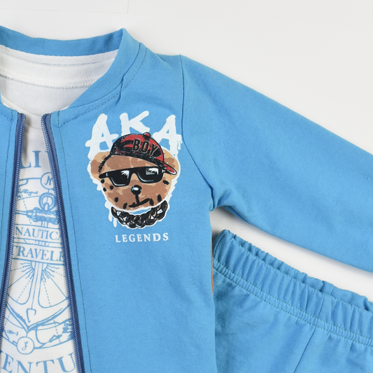 Aka Dog Cotton Joggers Set-3