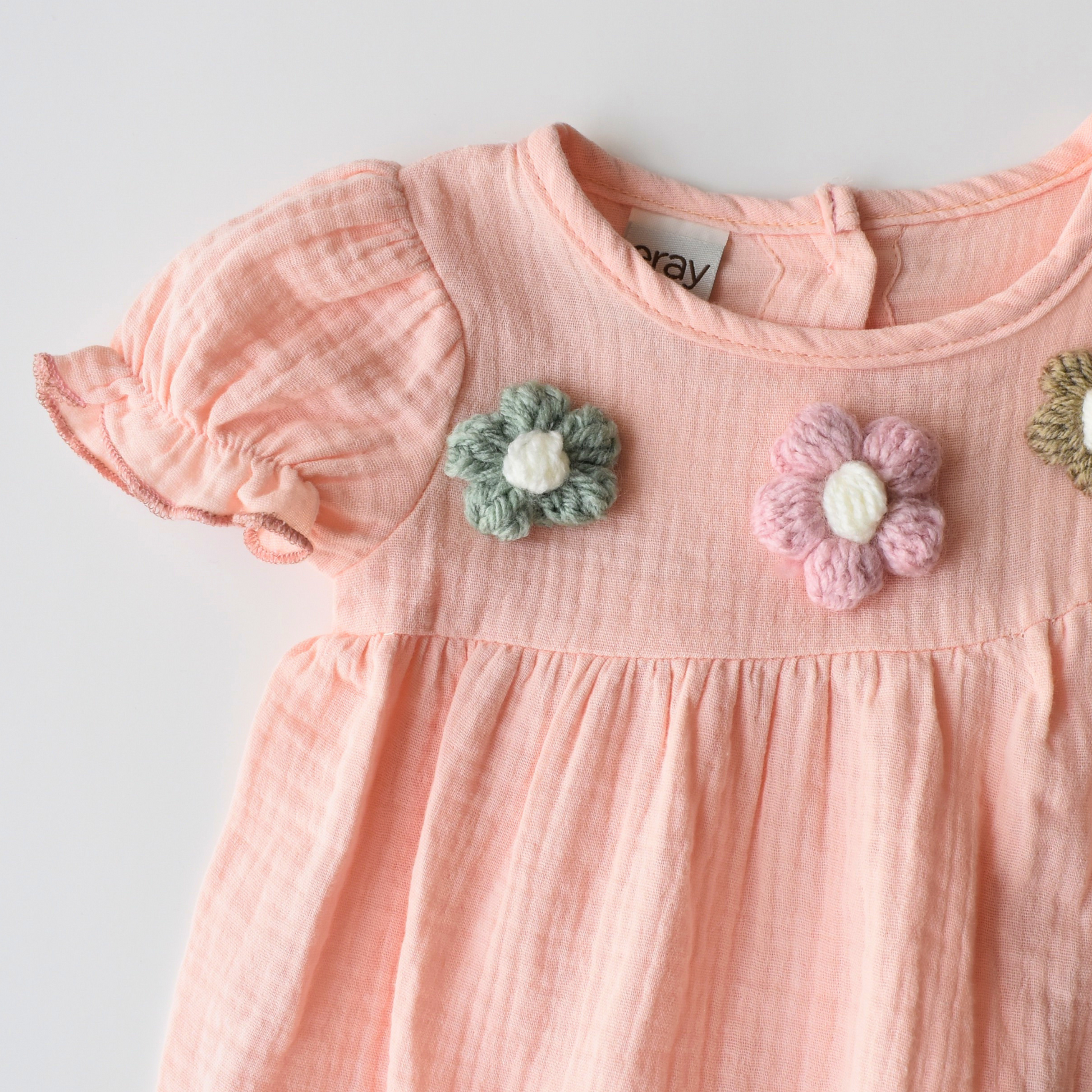 Summer Bloom Girls Cotton Dress-3