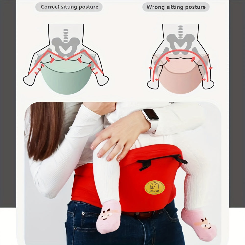 Ergonomic Hipseat Carrier - Portable Backpack for Babywearing, Perfect for Halloween, Thanksgiving, and Christmas Gifts