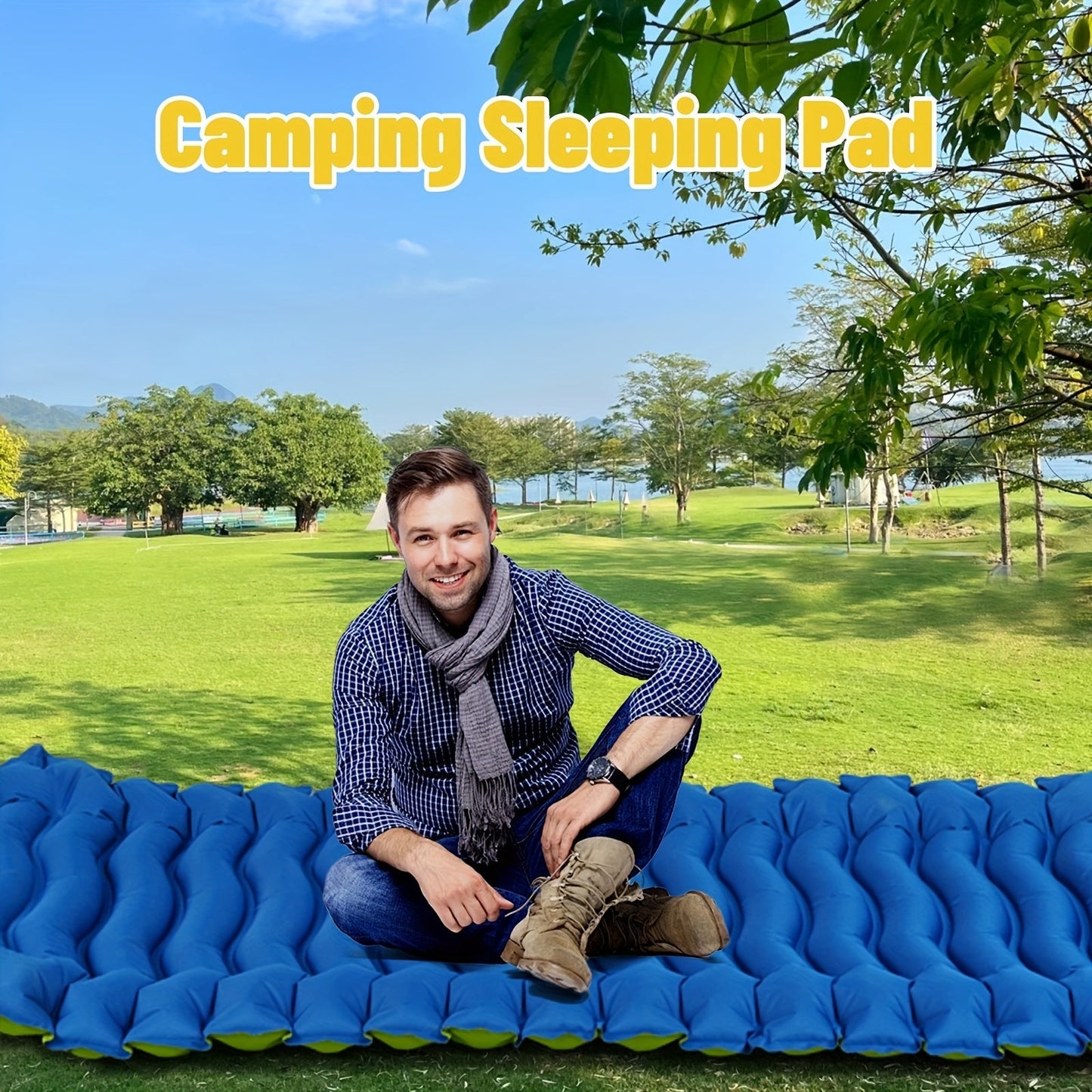 Sleeping Pad with Built-in Pump & Pillow-3