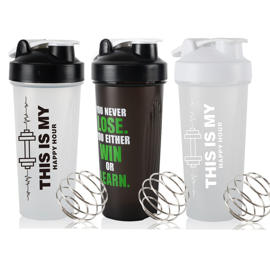 20.29oz Leak-Proof Protein Shaker Bottle for Smoothies and Fitness, BPA-Free Blender Cup for Sports and Gym Workouts