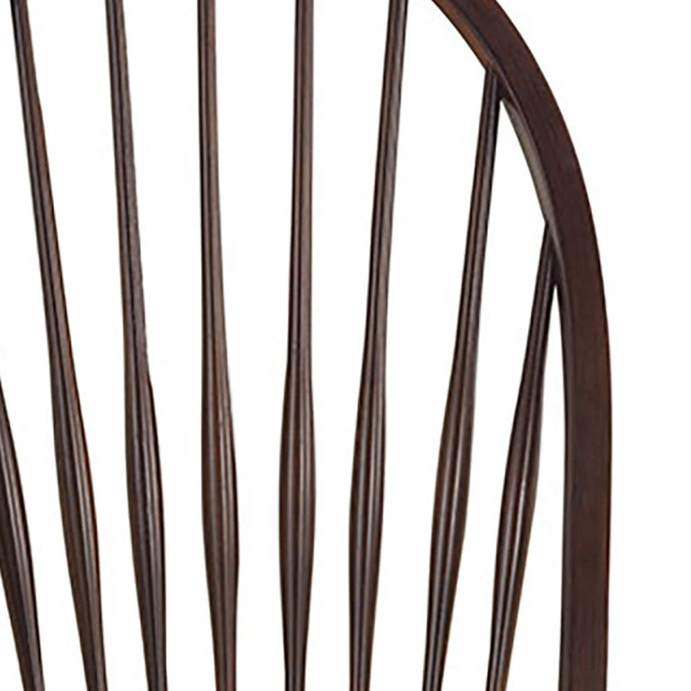 Espresso Wood Windsor Back Dining Side Chair-2