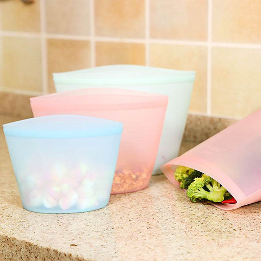Silicone Food Storage Bag reusable freezer bags