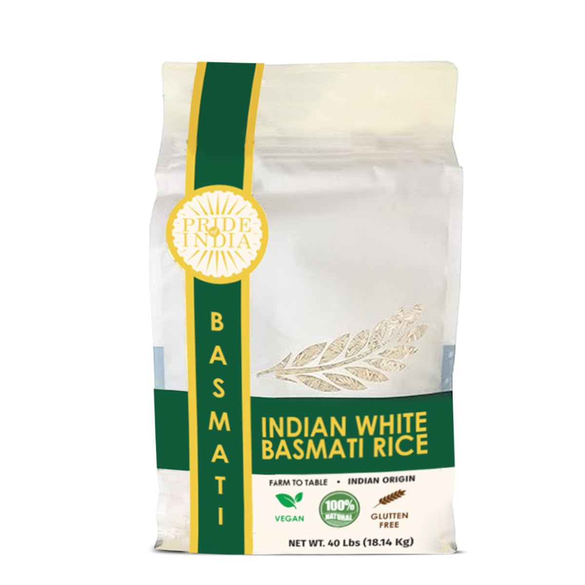 Extra Long Indian White Basmati Rice - Naturally Aged Aromatic Grain Jar-5