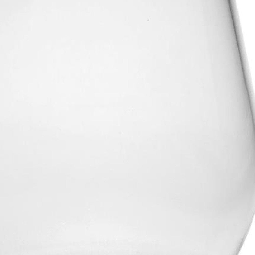 Set of Four Clear Tritan Plastic Balloon or Round Bowl Stemless All Purpose Wine Glass-2