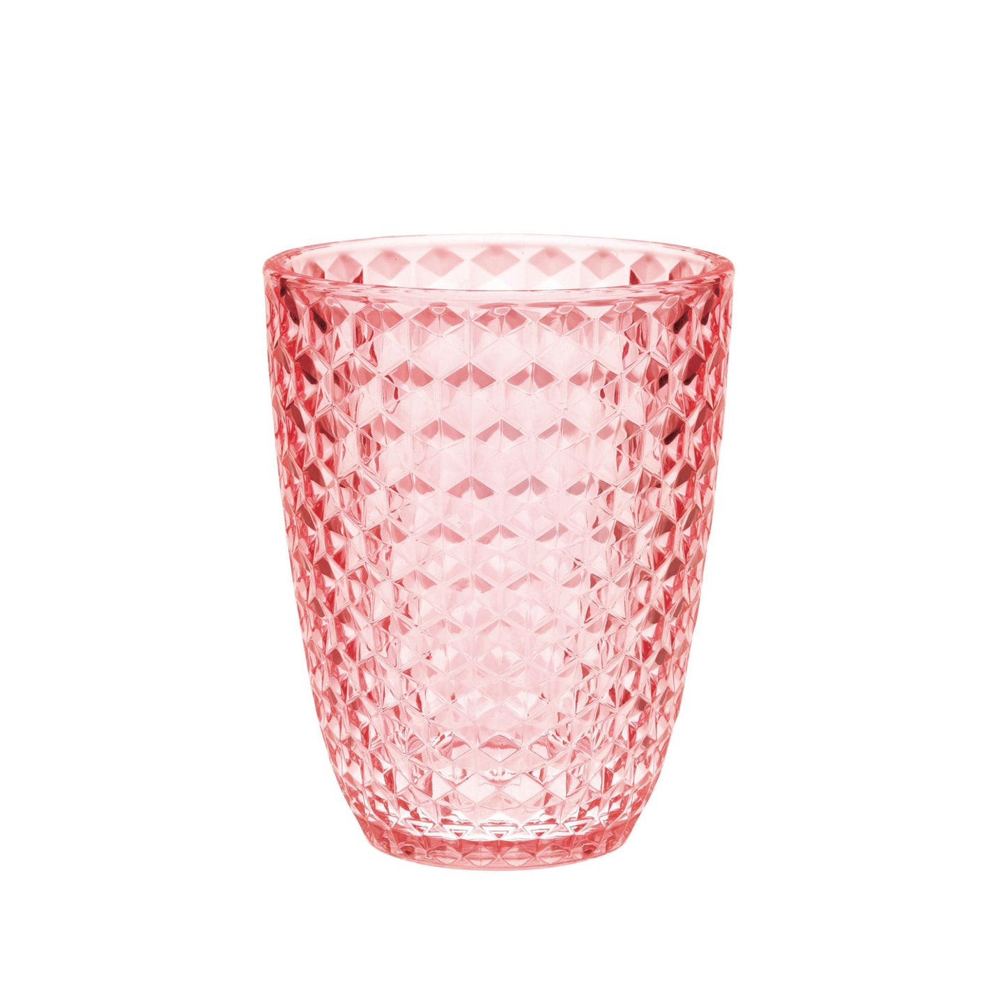 Set of Four Pink Diamond Acrylic Stemless Whiskey Glass-3