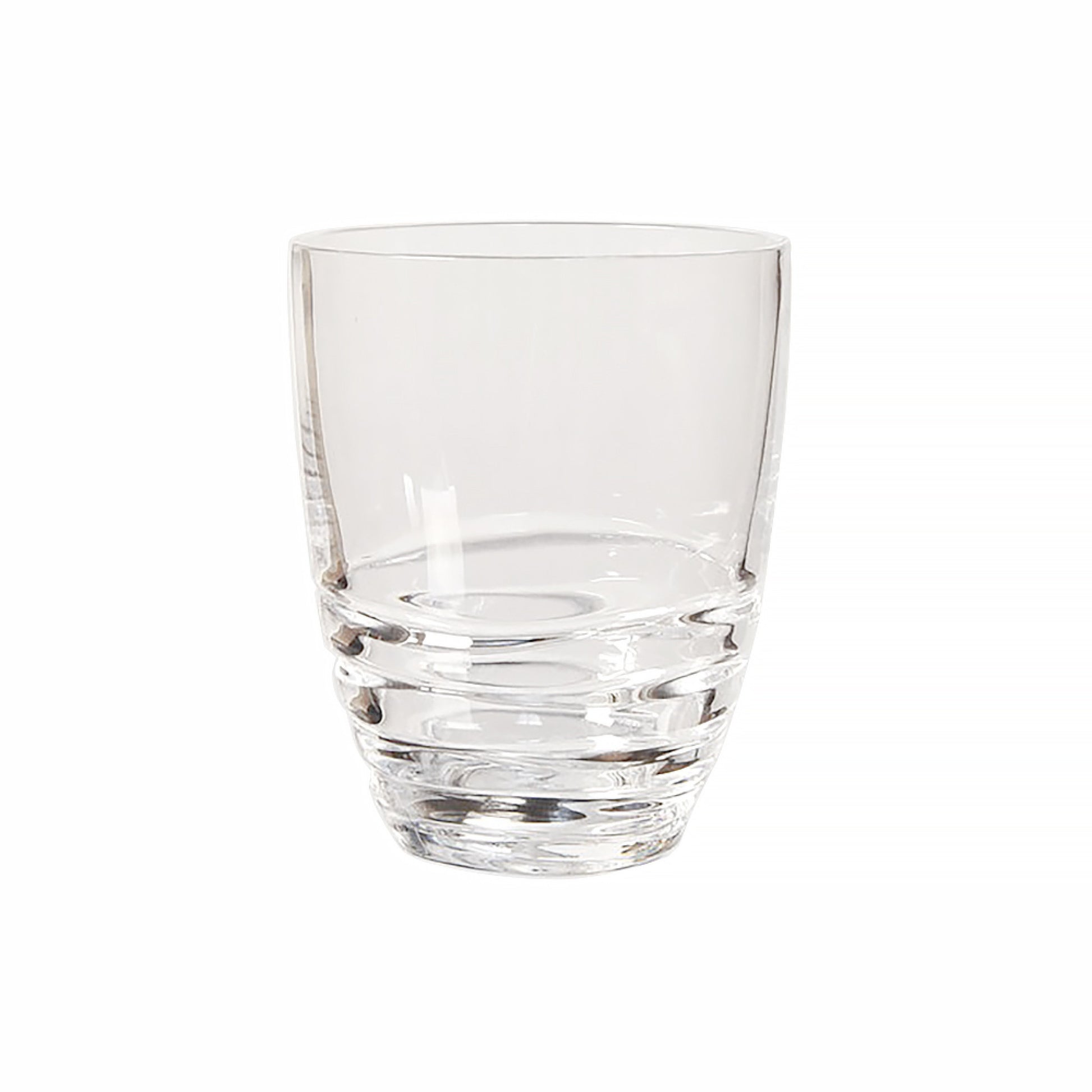 Set of Four Clear Acrylic Stemless Whiskey Glass-0