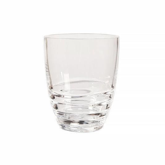 Set of Four Clear Acrylic Stemless Whiskey Glass-0