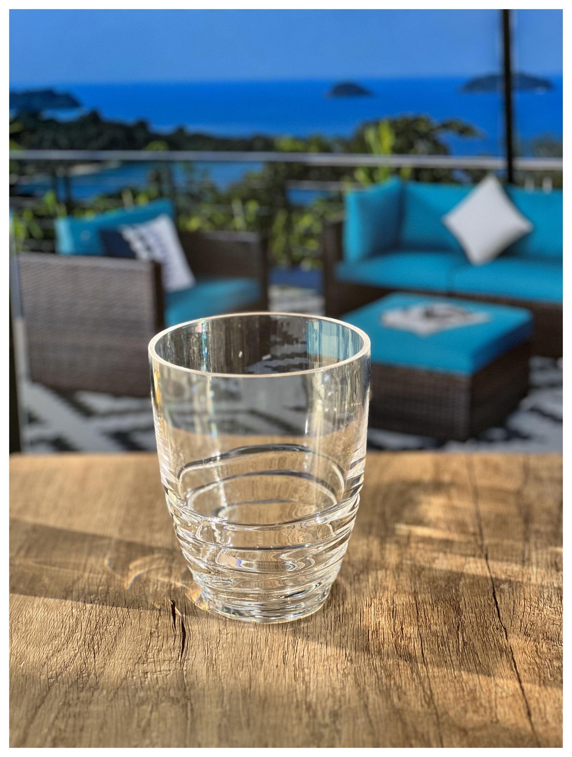 Set of Four Clear Acrylic Stemless Whiskey Glass-2